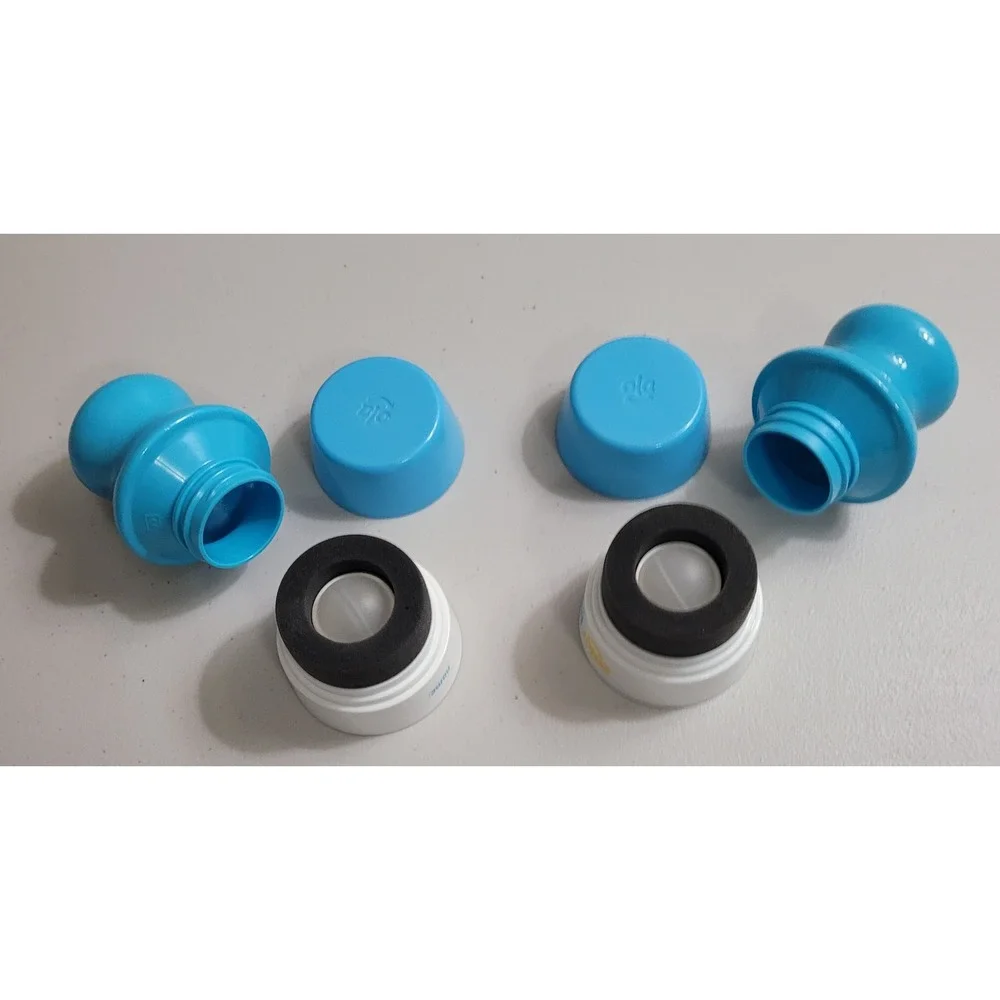 Solar Buddies Sunscreen Applicator Set of 2 Kids Blue 100ml Refillable Mess Free